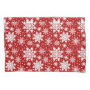 Search for snowflake pattern pillowcases Xmas