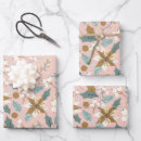 Search for pink poinsettia wrapping paper Winter