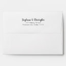 Search for cursive style Return address