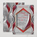 Search for texture pattern invitations Red