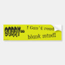 Search for blanks bumper stickers Humour