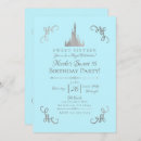 Search for blue and silver baby birthday invitations Elegant