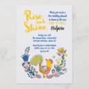 Search for rise and shine invitations Rooster