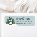 Search for cute penguin return address labels Winter