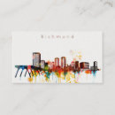 Search for skyline business cards Watercolor