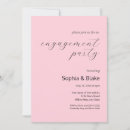 Search for pastel engagement party invitations Modern