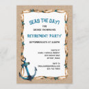 Search for nautical retirement invitations Watercolor