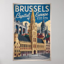 Search for brussels posters Vintage travel