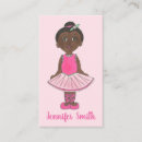 Search for dance class business cards Pink