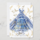 Search for blue dress quinceanera invitations Butterflies