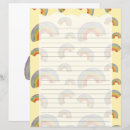 Search for rainbow stationery paper Cute