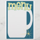 Search for cafe menus Retro
