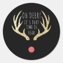 Search for gold deer stickers Black