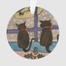 Search for black cat christmas tree decorations Holly