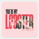 Search for lobster design stickers 90s sitcom nostalgia