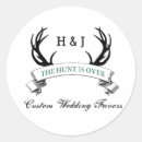 Search for hunting wedding stickers Couple
