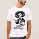 Search for skeleton playing guitar tshirts Music
