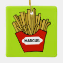 Search for snack christmas tree decorations Fries