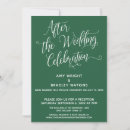 Search for green leaf wedding invitations Calligraphy
