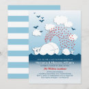 Search for dark blue baby shower invitations White