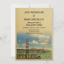 Search for san francisco invitations Golden gate bridge