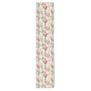 Search for pink floral table runners Green