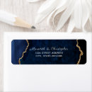 Search for blue gold glitter return address labels Agate