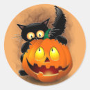 Search for pumpkin character stickers Cat