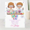 Search for science thank you cards Experiment