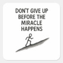 Search for miracles stickers Motivational