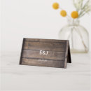 Search for unique wedding place cards Rustic