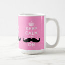 Search for funny keep calm mugs Pink