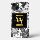 Search for black white floral iphone cases Calligraphy