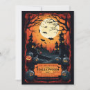 Search for grunge halloween invitations Pumpkin