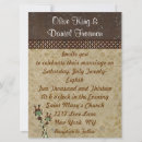 Search for teal and copper wedding invitations Vintage