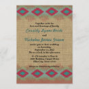 Search for native american wedding invitations Southwest