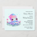 Search for underwater baby shower invitations Octopus