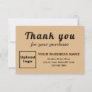 Search for for your purchase thank you cards Logo