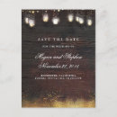 Search for mason jar save the dates String lights