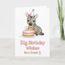 Search for zebra birthday cards Cute