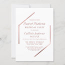 Search for gold white sweet 16 invitations Elegant