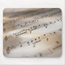 Search for clef notes mouse mats Black