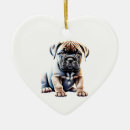 Search for bullmastiff christmas tree decorations Animal