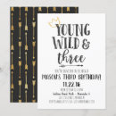 Search for arrow birthday invitations Gold