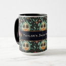 Search for whimsical skull mugs Black