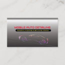 Search for mobile detailing business cards Car washing