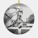 Search for gray horse christmas tree decorations Equine
