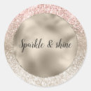 Search for pink champagne stickers Gold