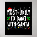 Search for christmas dance posters Santa