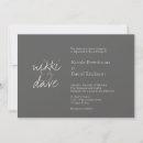 Search for shimmer wedding invitations Grey